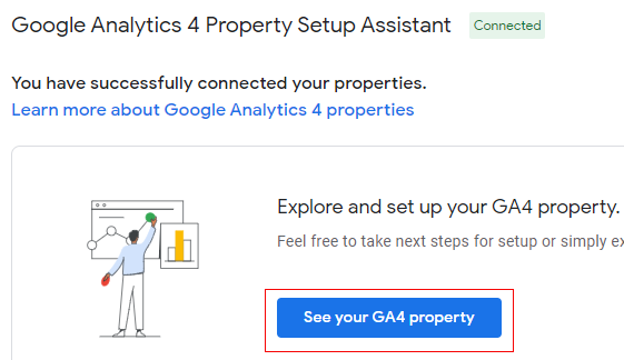 GA4-Chọn See your GA4 property