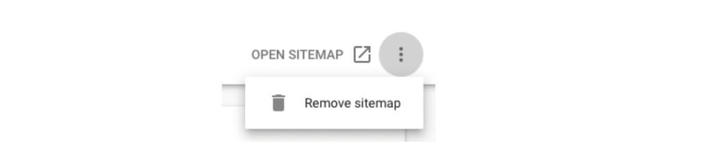 Xoá sitemap khỏi Google Search Console