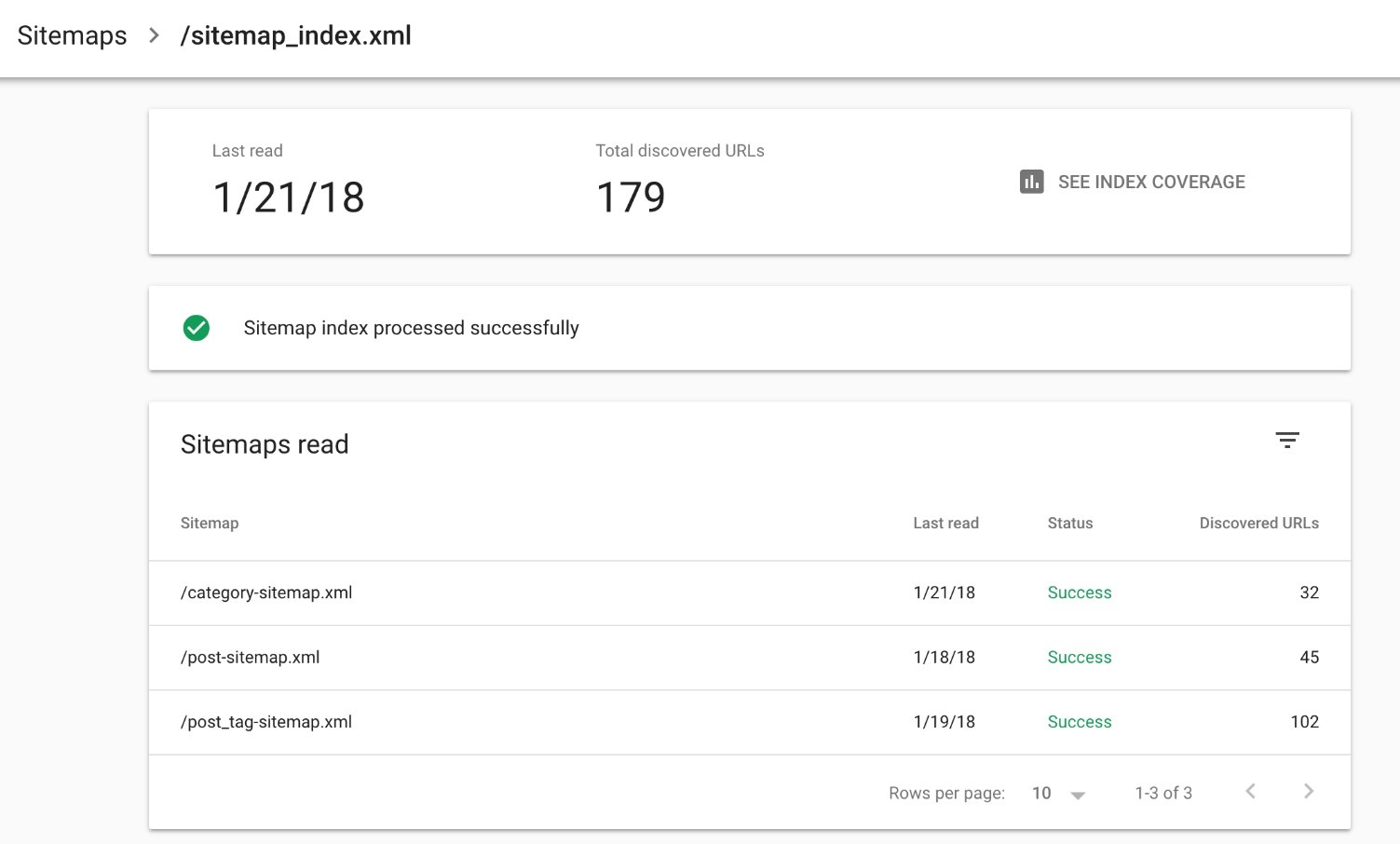 sitemaps trong google search console là gì