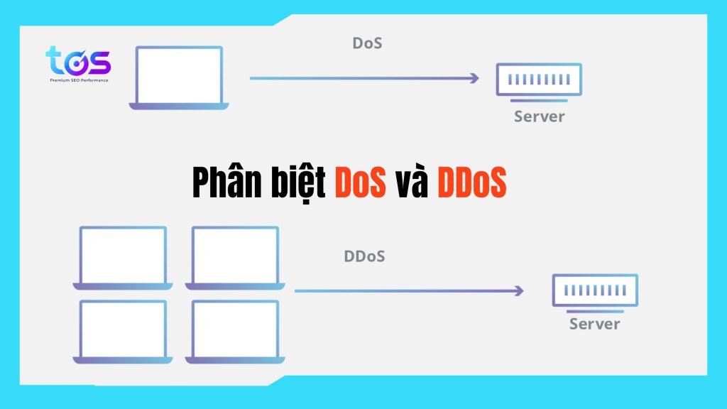 Sự khác biệt giữa hai loại tấn công từ chối dịch vụ là gì