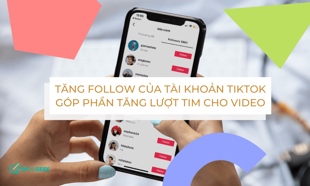 Tăng follow cho tài khoản cũng là cách làm Tik Tok nhiều tim hiệu quả