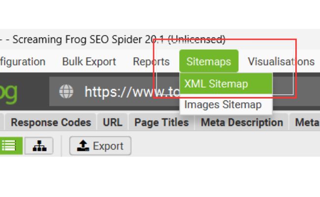 Tạo XML Sitemap