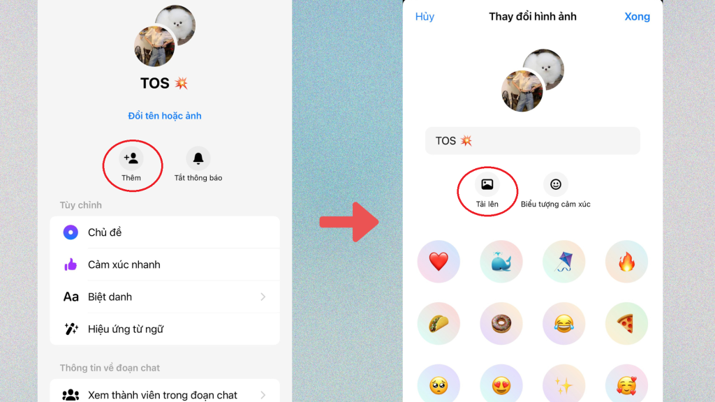 4 bước thay đổi ảnh nhóm trên messenger nhanh chóng 