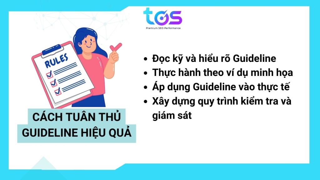 Cách tuân thủ Guideline