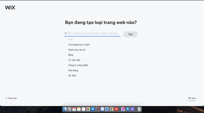 Cách tạo website bán hàng trên wix