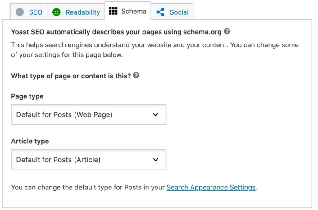 Yoast SEO mo ta trang su dung structured data